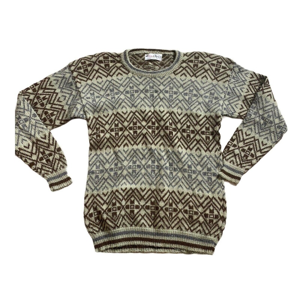 Vintage 100% Pure PERUVIAN Origin Alpaca Sweater